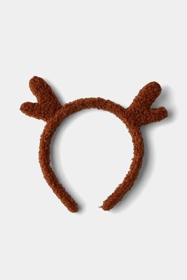 Reindeer Headband Light Brown O/S