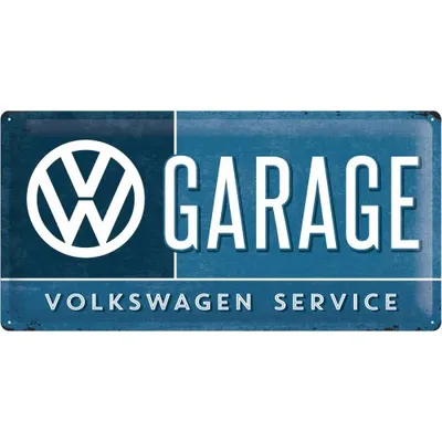 Placa met�lica VW Garage