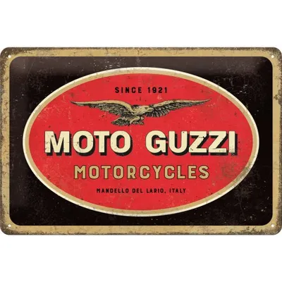 Placa met�lica Moto Guzzi