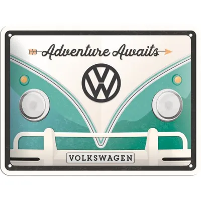 Placa met�lica VW carrinha