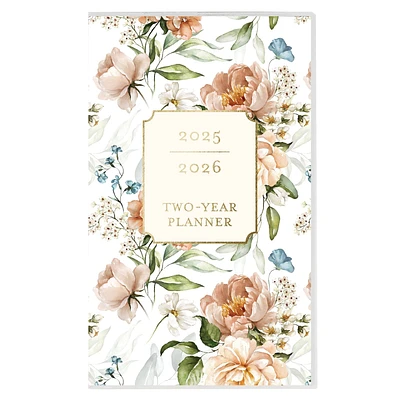 Vintage Floral 2-Year Pocket Planner