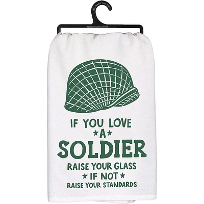 If You Love A Soldier Kitchen Towel