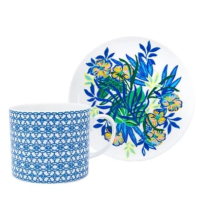 Teacup and Saucer Set, Lattice - The Hottest Spot