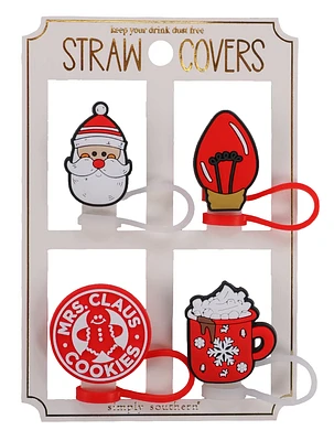 Holiday Straw Covers