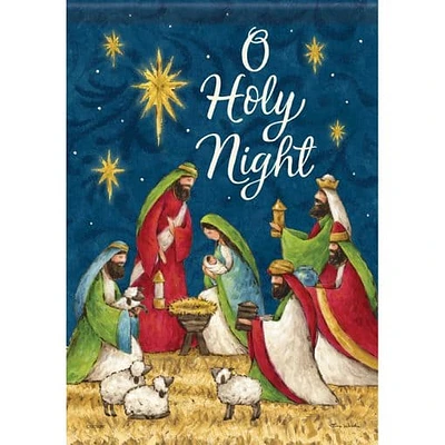 Nativity Garden Flag