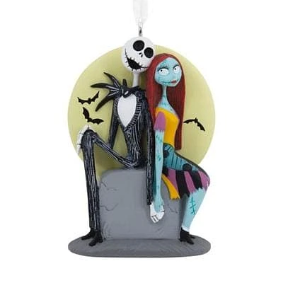 The Nightmare Before Christmas Jack and Sally Ornament