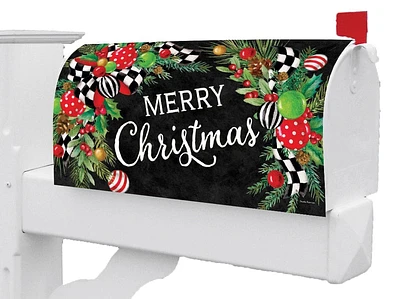 Christmas Swag Mailbox Makeover