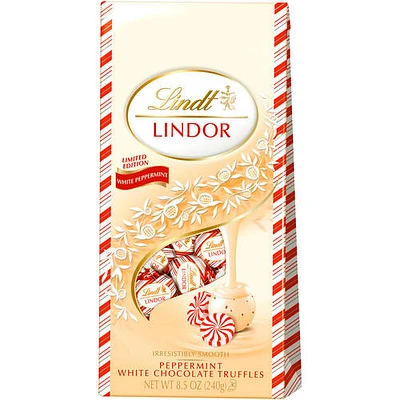 Lindor White Chocolate Peppermint 8.5 oz bag