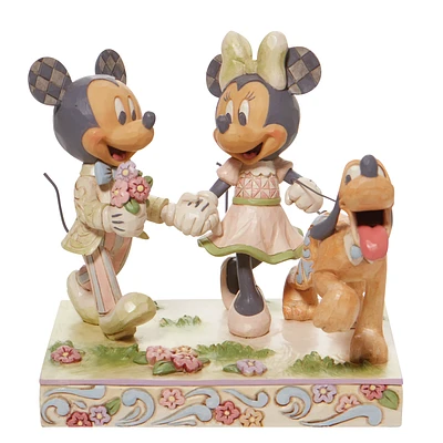 White Woodland Mickey & Minnie