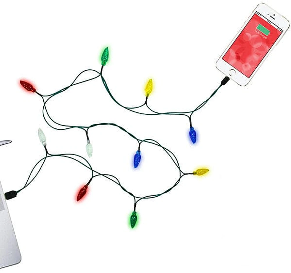 LED Christmas Bulb iPhone USB Charger