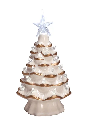 LED Ivory Christmas Tree 7.5"