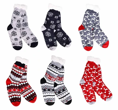 Reindeer & More Thermal Slipper Socks