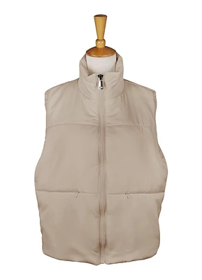 Zoey Crop Puffer Vest