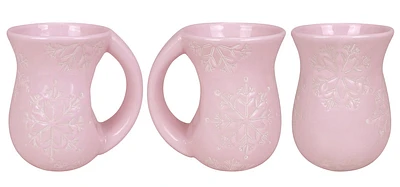 Pink Snowflake Cozy Mug 16oz