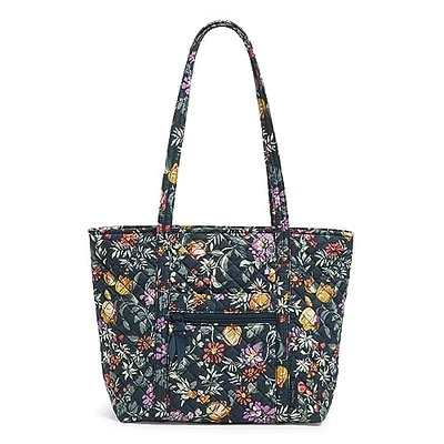 Small Vera Tote Bag - Fresh-Cut Floral Green