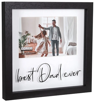 4x6 Best Dad Ever Shadowbox Frame