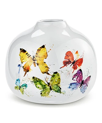 Bud Vase - Flock of Butterflies