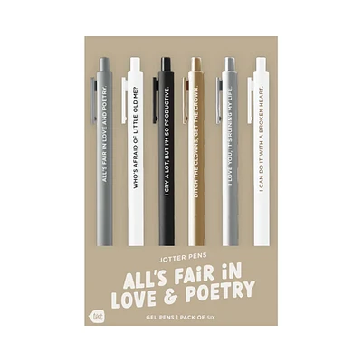 6-pack Jotter Set- Tortured Poets