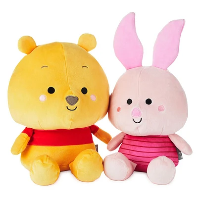 Disney Winnie the Pooh and Piglet Magnetic Plush Pair, 11"