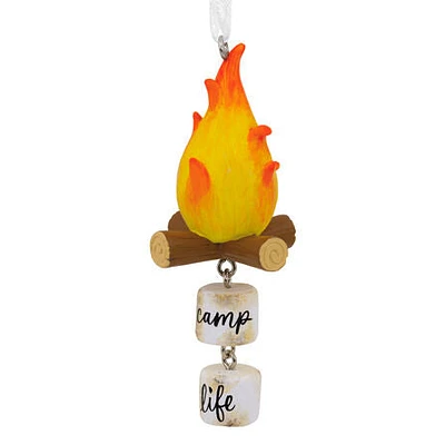 Camp Life Campfire Hallmark Ornament