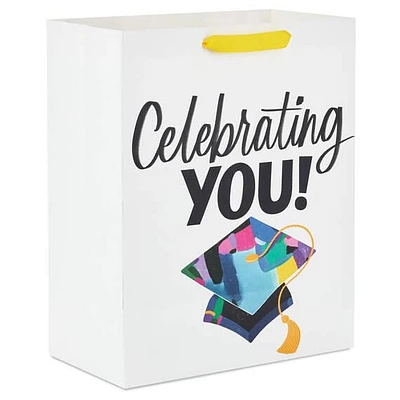 Celebrating You Large Graduation Gift Bag, 13"