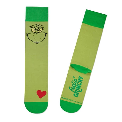 Dr. Seuss™ Feelin' Grinchy Novelty Crew Socks