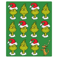 Dr. Seuss Grinch Faces Fleece Blanket, 51x62