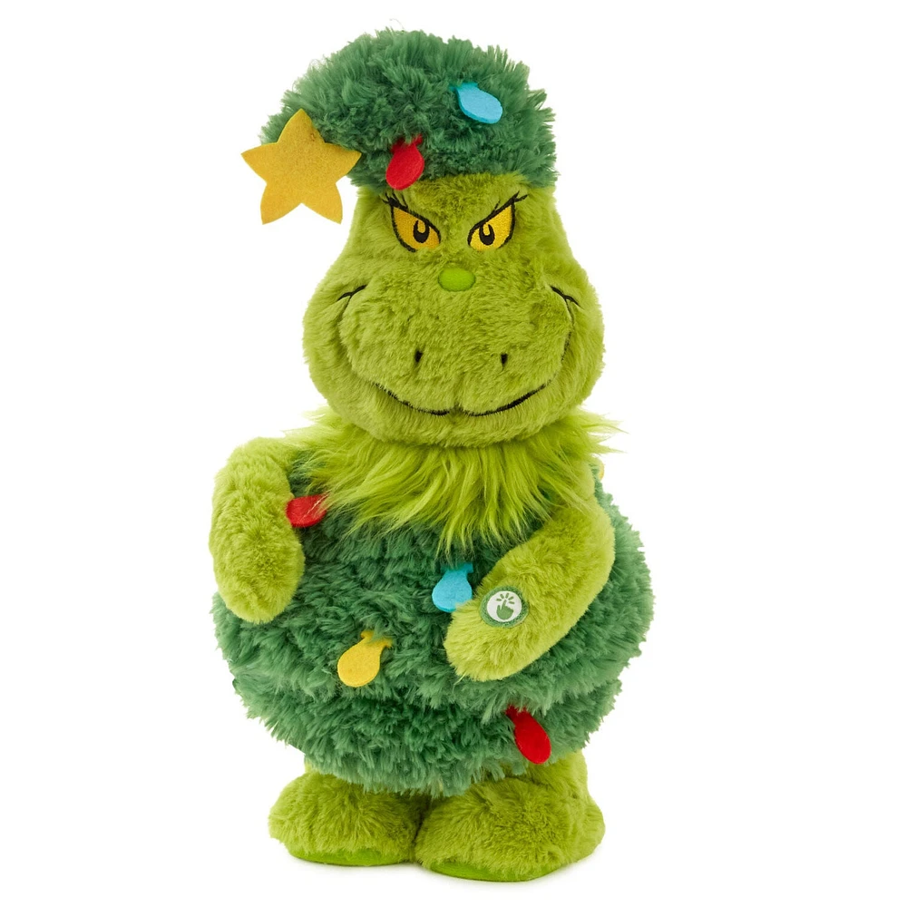 Dr. Seuss's How the Grinch Stole Christmas! Grinch Plush With Sound and Motion, 12.5"