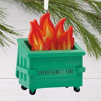 Dumpster Fire Hallmark Ornament