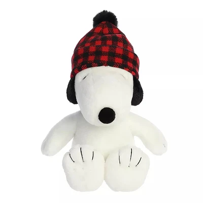 Winter Plaid Snoopy Plush 11"