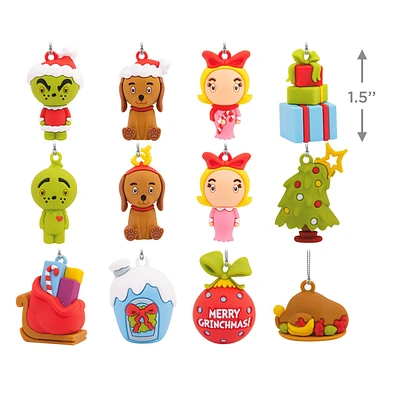 Dr. Seuss's How the Grinch Stole Christmas!™ Hallmark Countdown Calendar Paper Tree Set With 12 Mini Ornaments