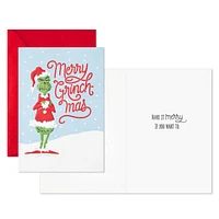 Dr. Seuss's How the Grinch Stole Christmas! Merry Grinch-mas Boxed Christmas Cards, Pack of 16