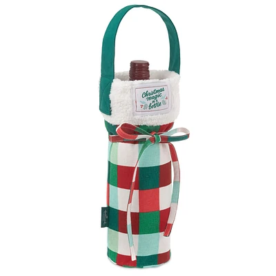 Hallmark Channel Christmas Magic Fabric Wine Bag, 15.5"