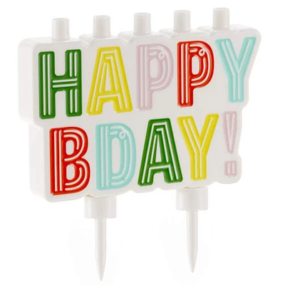 Happy Birthday Candle Holder