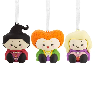 Disney Hocus Pocus Mary, Winifred and Sarah Sanderson Ornaments, Set of 3