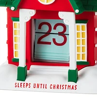 Holiday House Christmas Countdown Calendar With Crank