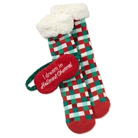 Hallmark Channel Dream Cozy Socks and Eye Mask Bundle