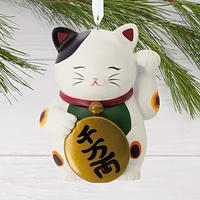 Lucky Cat Hallmark Ornament