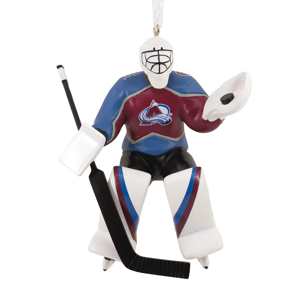 NHL Colorado Avalanche® Goalie Hallmark Ornament