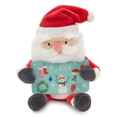 Plush Santa Gift Card Holder