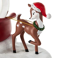 Santa's Sleigh Musical Snow Globe