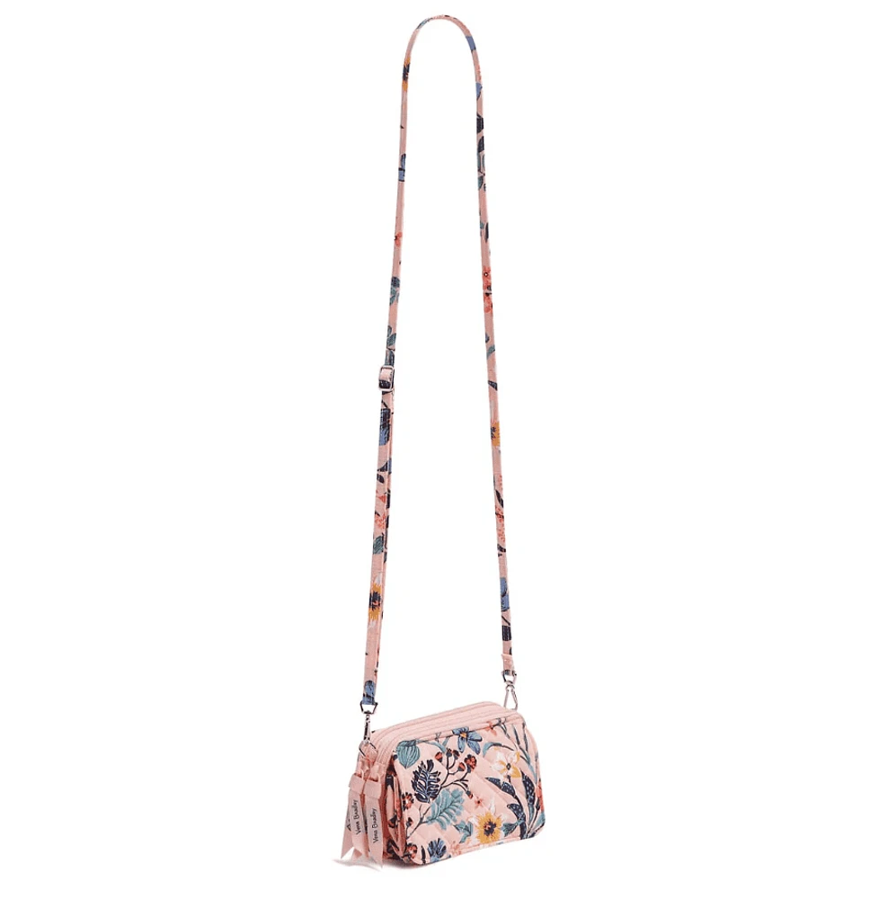 RFID Wallet Crossbody - Paradise Coral