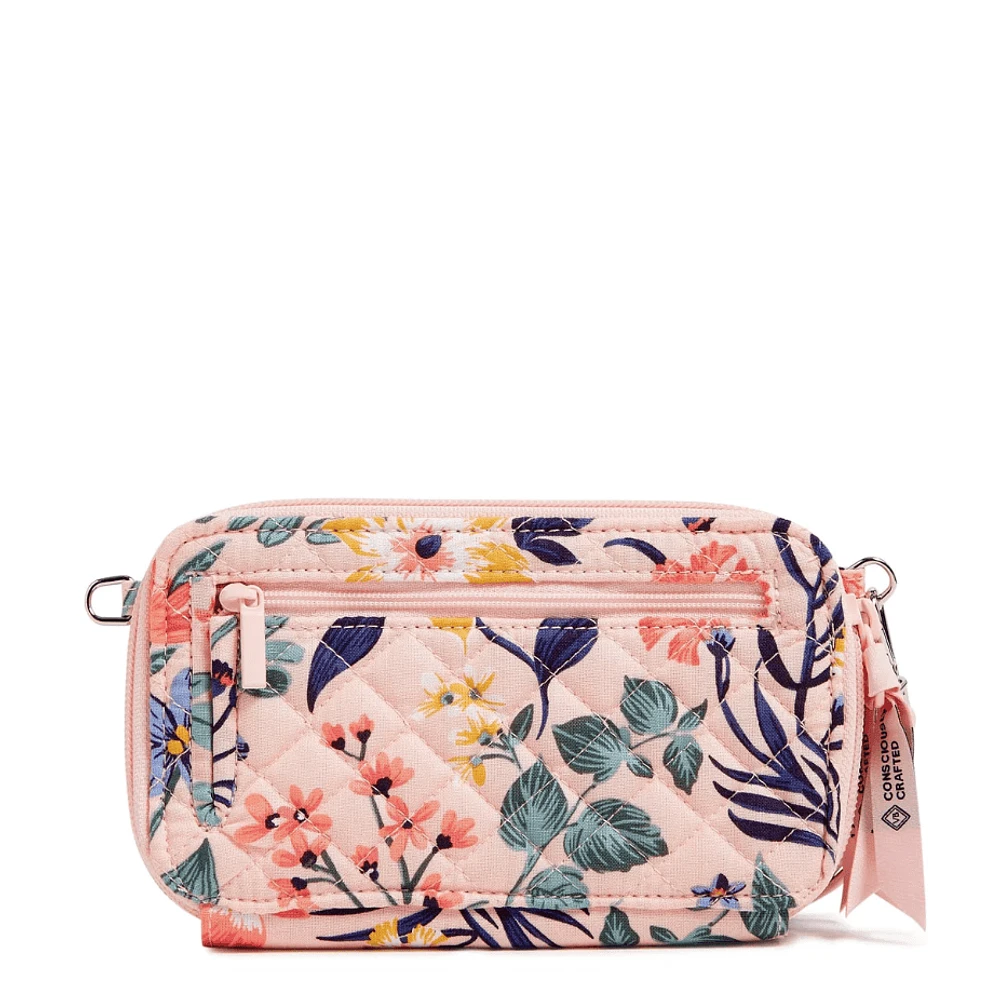 RFID Wallet Crossbody - Paradise Coral