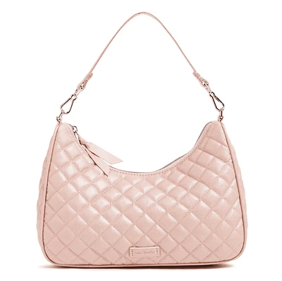 Frannie Mini Crescent Crossbody - Rose Quartz