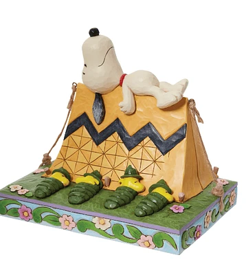 Snoopy & Woodstock Camping