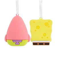 Nickelodeon SpongeBob SquarePants and Patrick Star Ornaments, Set of 2