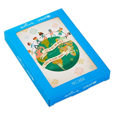 UNICEF Joy to All the World Boxed Christmas Cards, Pack of 12