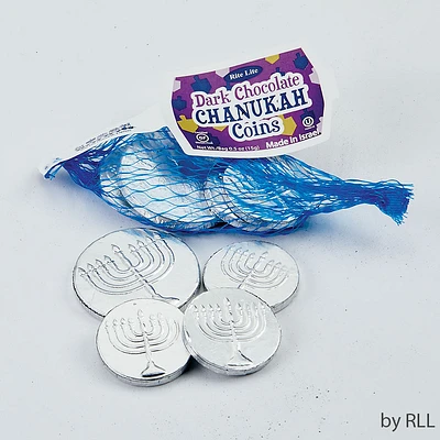 Chanukah Gelt Dark Chocolate Coins