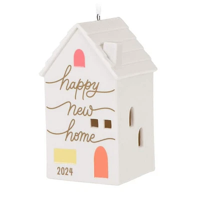 New Home 2024 Porcelain Ornament