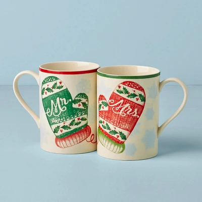 Mr & Mrs Mitten Mug Set